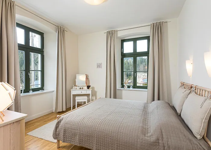 شقة Romantische Ferienwohnung In Eibenstock Mit Sauna